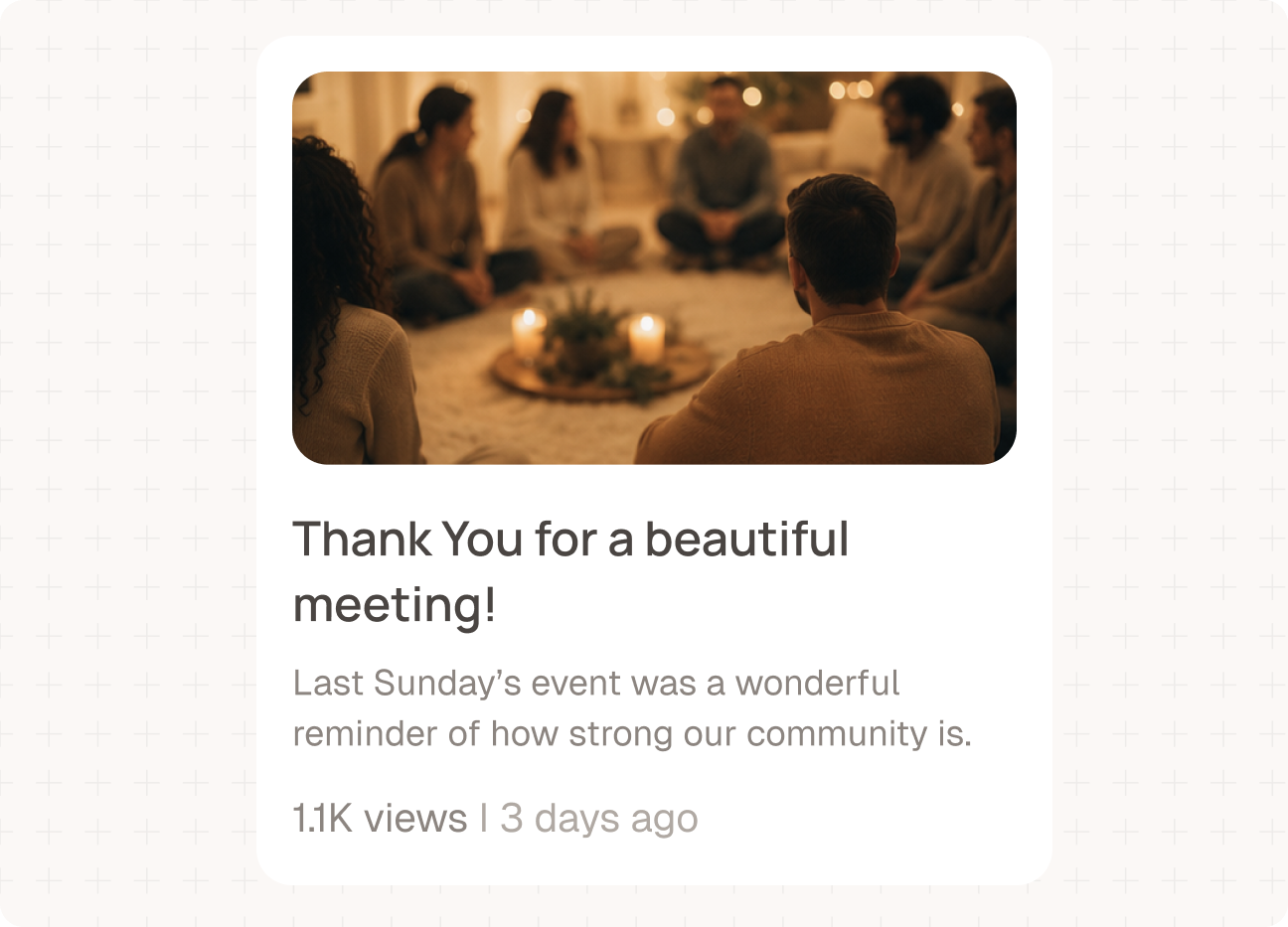 Community gathering